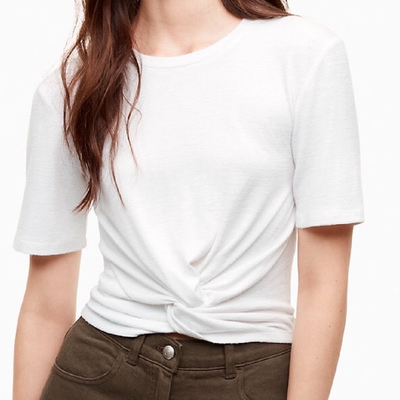 Aritzia Wilfred Free Kait T-shirt White - Picture 1 of 5